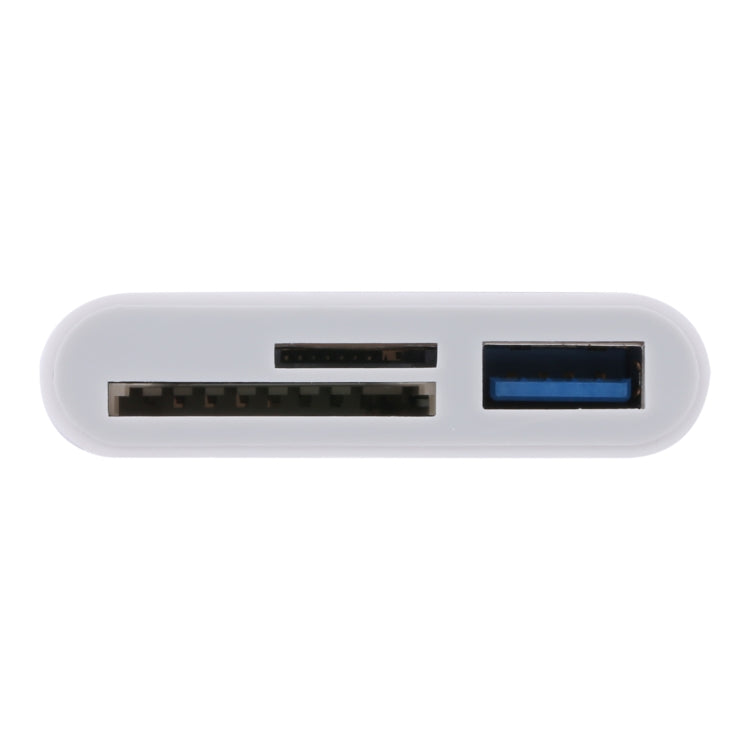 NK-103Pro 3 in 1 8 Pin + USB-C / Type-C Male to USB + TF / SD Card Reader - U Disk & Card Reader by PMC TechLife | Online Shopping South Africa | PMC TechLife