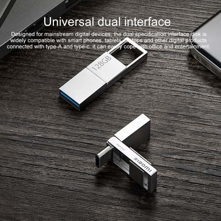 Original Xiaomi 128GB USB 3.2 Type-C / Type-A Dual Interface Mobile Phone U Disk - free shipping - PMC TechLife - Order now!