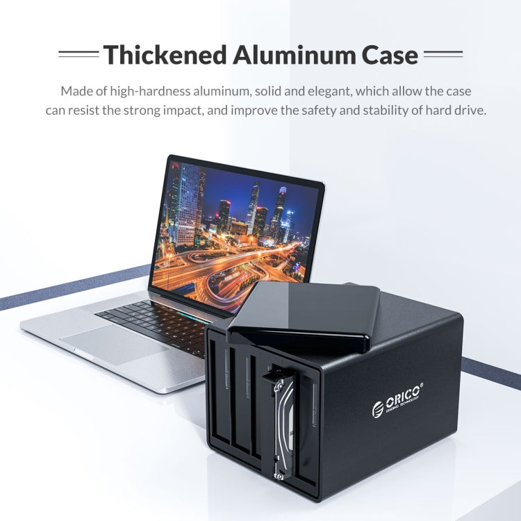 ORICO NS800U3 3.5 inch 8 Bay USB 3.0 Hard Drive Enclosure (Black) - HDD Enclosure by ORICO | Online Shopping South Africa | PMC TechLife