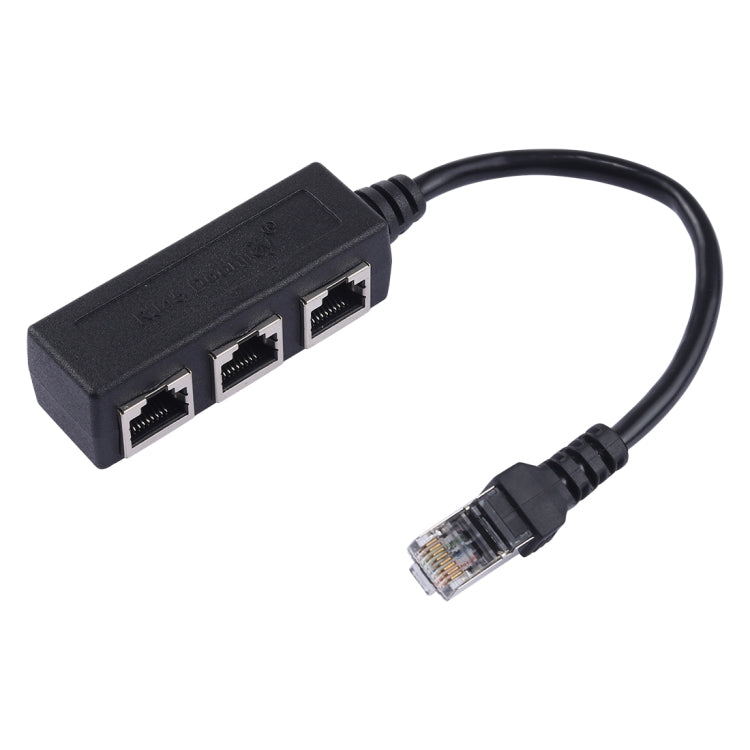 1 to 3 Socket LAN Ethernet Network RJ45 Plug Splitter Extender - Lan Cable and Tools by PMC TechLife | Online Shopping South Africa | PMC TechLife