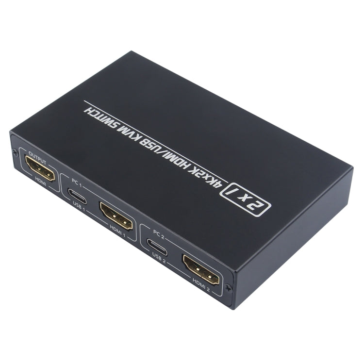 AM-KVM201CL 2x1 4Kx2K HDMI / USB / KVM Switch - Switch by PMC Jewellery | Online Shopping South Africa | PMC Jewellery