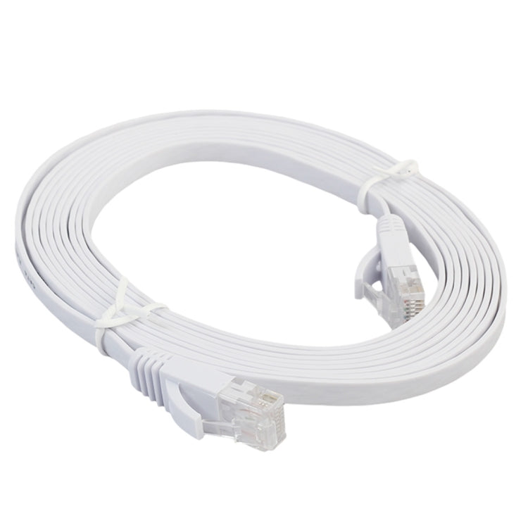 3m CAT6 Ultra-thin Flat Ethernet Network LAN Cable, Patch Lead RJ45 (White) - Lan Cable and Tools by PMC TechLife | Online Shopping South Africa | PMC TechLife | Buy Now Pay Later Mobicred
