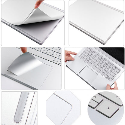 4 in 1 Notebook Shell Protective Film Sticker Set for Microsoft Surface Book 13.5 inch(Silver) - Screen & Keyboard Cover by PMC Jewellery | Online Shopping South Africa | PMC Jewellery