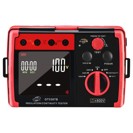 BENETECH GT5307B Professional LCD Digital Insulation Resistance Tester - Battery & Resistance Tester by BENETECH | Online Shopping South Africa | PMC Jewellery | Buy Now Pay Later Mobicred