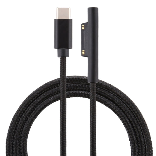 USB-C / Type-C to 6 Pin Nylon Male Power Cable for Microsoft Surface Pro 3 / 4 / 5 / 6 Laptop Adapter, Cable Length: 1.5m - For Microsoft by PMC Jewellery | Online Shopping South Africa | PMC Jewellery