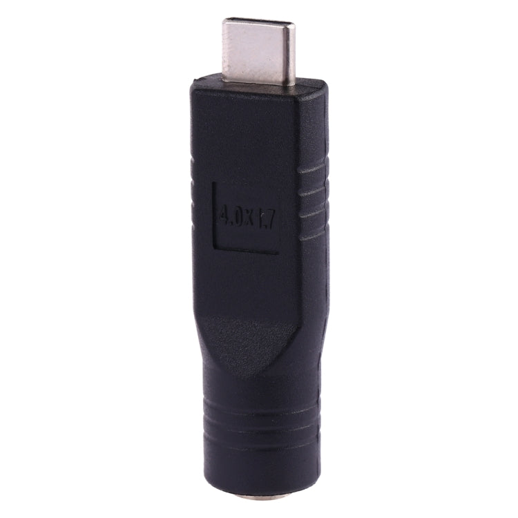 4.0 x 1.7mm Female to USB-C / Type-C Male Plug Adapter Connector - Universal Power Adapter by PMC TechLife | Online Shopping South Africa | PMC TechLife