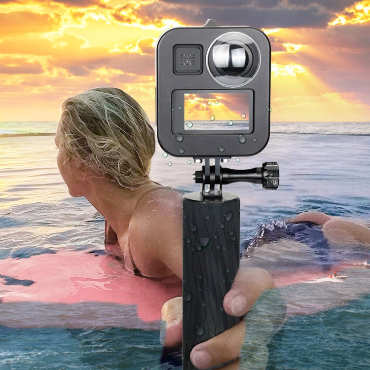 PULUZ Housing Shell CNC Aluminum Alloy Protective Cage for GoPro Max(Black) - Metal Cases by PULUZ | Online Shopping South Africa | PMC TechLife | Buy Now Pay Later Mobicred