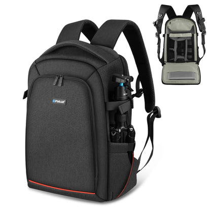 PULUZ Outdoor Portable Waterproof Scratch-proof Dual Shoulders Backpack Handheld PTZ Stabilizer Camera Bag with Rain Cover for Digital Camera, DJI Ronin-SC / Ronin-S (Black) - Backpack by PULUZ | Online Shopping South Africa | PMC Jewellery | Buy Now Pay Later Mobicred