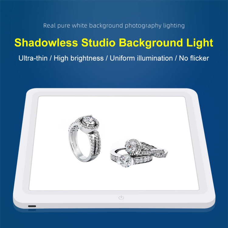PULUZ LED Shadowless Light Pad for 30cm Photo Studio Box (White) -  by PULUZ | Online Shopping South Africa | PMC TechLife | Buy Now Pay Later Mobicred