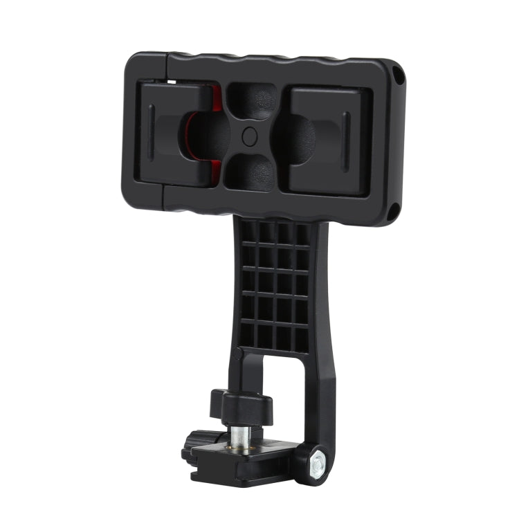 PULUZ 360 Degree Rotating Horizontal Vertical Shooting Phone ABS Clamp Holder Bracket For iPhone, Galaxy, Huawei, Xiaomi, Sony, HTC, Google and other Smartphones (Black) - Desktop Holder by PULUZ | Online Shopping South Africa | PMC Jewellery