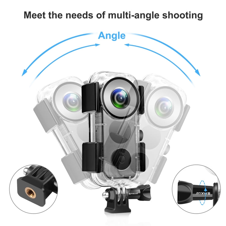 PULUZ 30m Underwater Waterproof Housing Case for Insta360 ONE X2(Transparent) - free shipping - PMC TechLife - Order now!