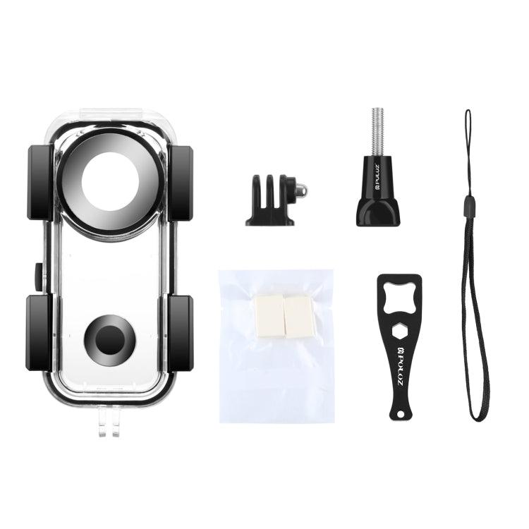 PULUZ 30m Underwater Waterproof Housing Case for Insta360 ONE X2(Transparent) - free shipping - PMC TechLife - Order now!