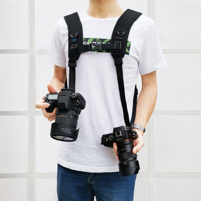 PULUZ Quick Release Double Shoulder Harness Soft Pad Decompression Foam Strap Belt for DSLR Digital Cameras - Camera Strap by PULUZ | Online Shopping South Africa | PMC Jewellery