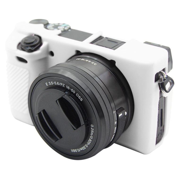 PULUZ Soft Silicone Protective Case for Sony ILCE-6300 / A6400(White) - Protective Case by PULUZ | Online Shopping South Africa | PMC TechLife | Buy Now Pay Later Mobicred