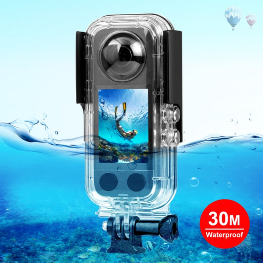 For Insta360 X3 PULUZ 30m Underwater Waterproof Housing Case - Case & Bags by PULUZ | Online Shopping South Africa | PMC Jewellery | Buy Now Pay Later Mobicred