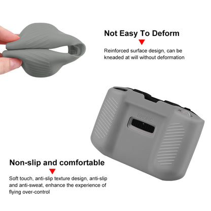 PULUZ Shockproof Anti-scratch Silicone Case For DJI Mini 3 / 3 Pro / Mavic 3 / Air 2S / Mini 2 Remote Control(Grey) - Case & Bags by PULUZ | Online Shopping South Africa | PMC Jewellery
