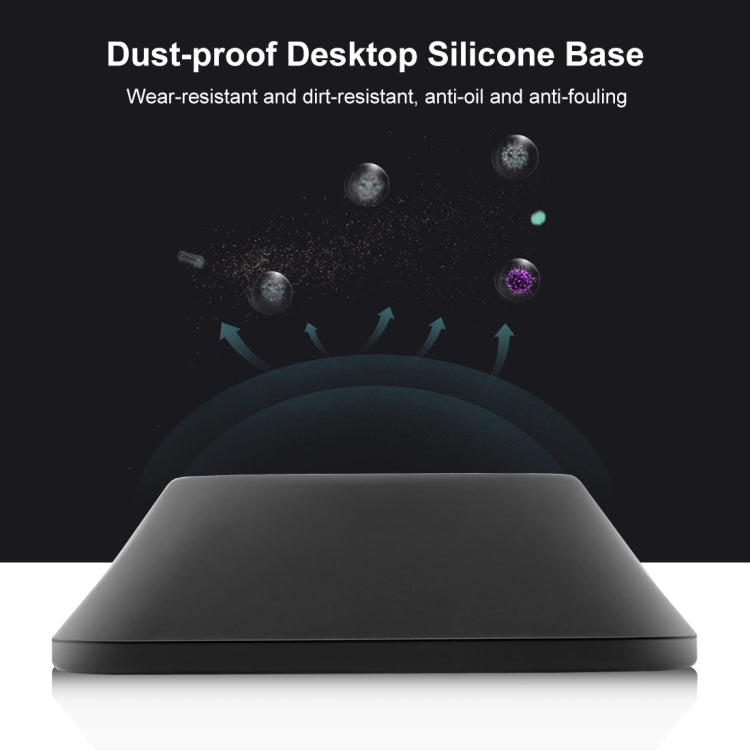 For Insta360 X3 PULUZ Silicone Base Desktop Stand(Black) - Mount & Holder by PULUZ | Online Shopping South Africa | PMC TechLife