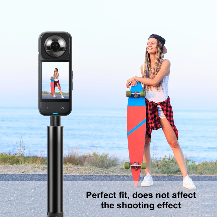 For Insta360 X3 PULUZ Lens Guard Optical Glass Protective Cover (Black) - free shipping - PMC TechLife - Order now!