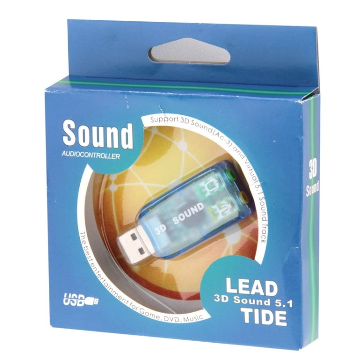 USB DSP 5.1 External Sound Card Adapter Mono Channel (Color random delivery) - USB Sound by PMC TechLife | Online Shopping South Africa | PMC TechLife