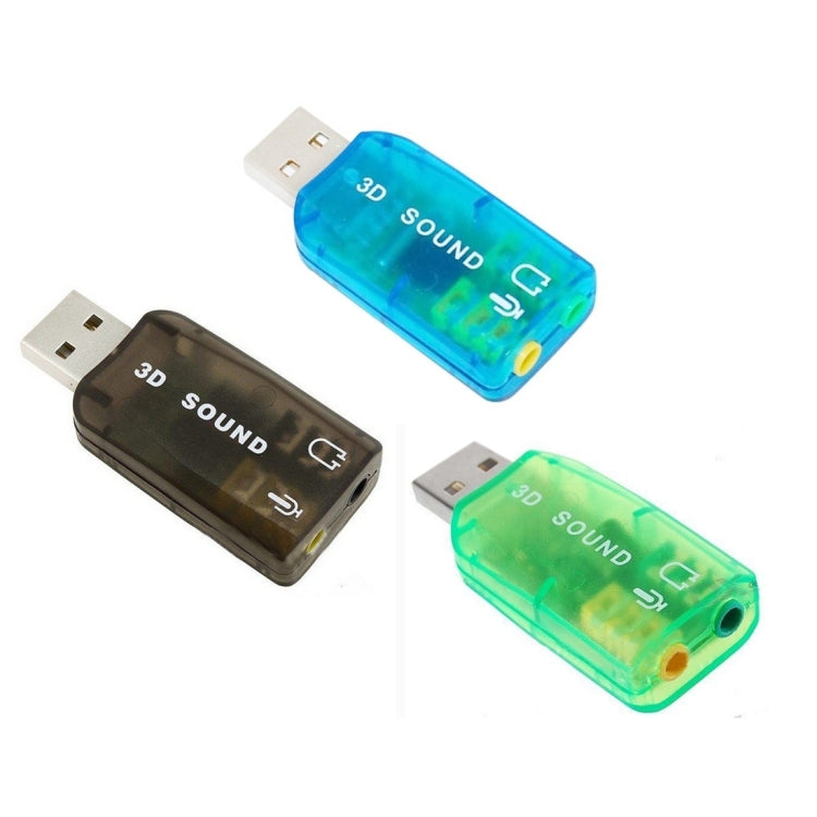 USB DSP 5.1 External Sound Card Adapter Mono Channel (Color random delivery) - USB Sound by PMC TechLife | Online Shopping South Africa | PMC TechLife