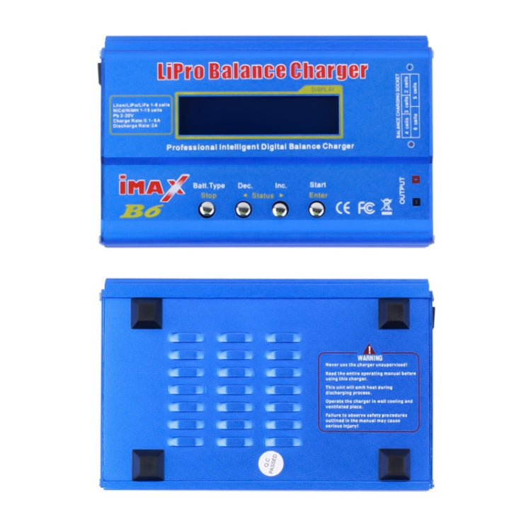 iMAX B6 Digital RC Lipo NiMH Battery Balance Charger(Blue) - Charger by PMC Jewellery | Online Shopping South Africa | PMC Jewellery