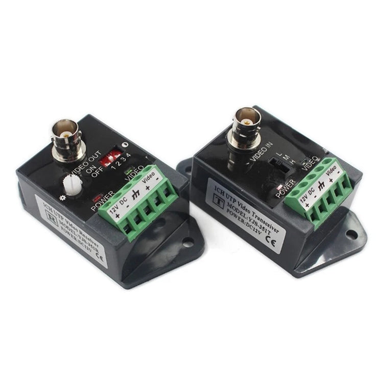 Active CCTV UTP Twisted Pair Video Balun Transmitter and Receiver - Video Balun by PMC TechLife | Online Shopping South Africa | PMC TechLife