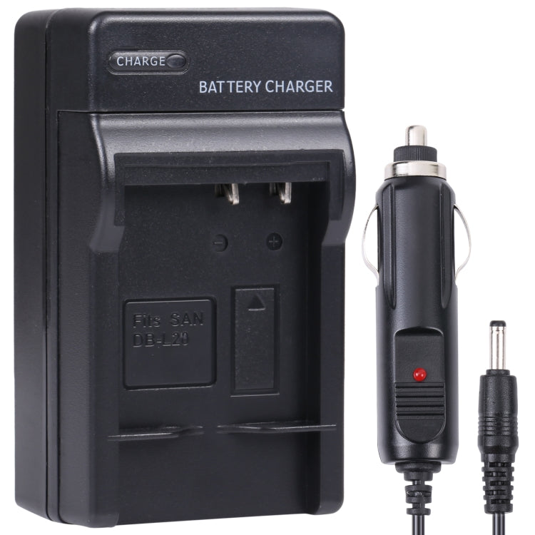 Digital Camera Battery Charger for SANYO DBL20(Black) - free shipping - PMC TechLife - Order now!
