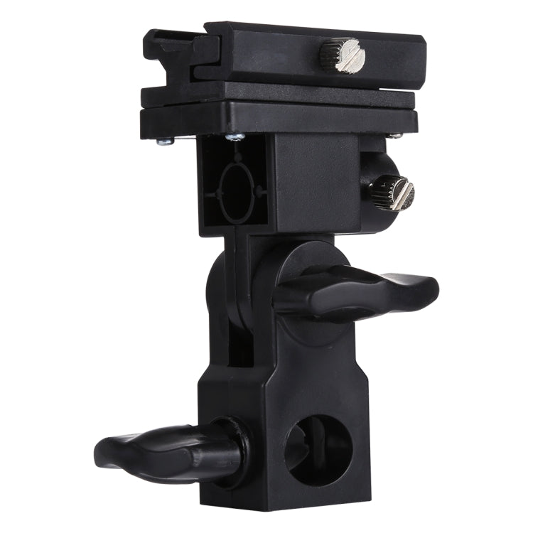 B Type Flash Light Stand Bracket(Black) - Stand Bracket by PMC TechLife | Online Shopping South Africa | PMC TechLife