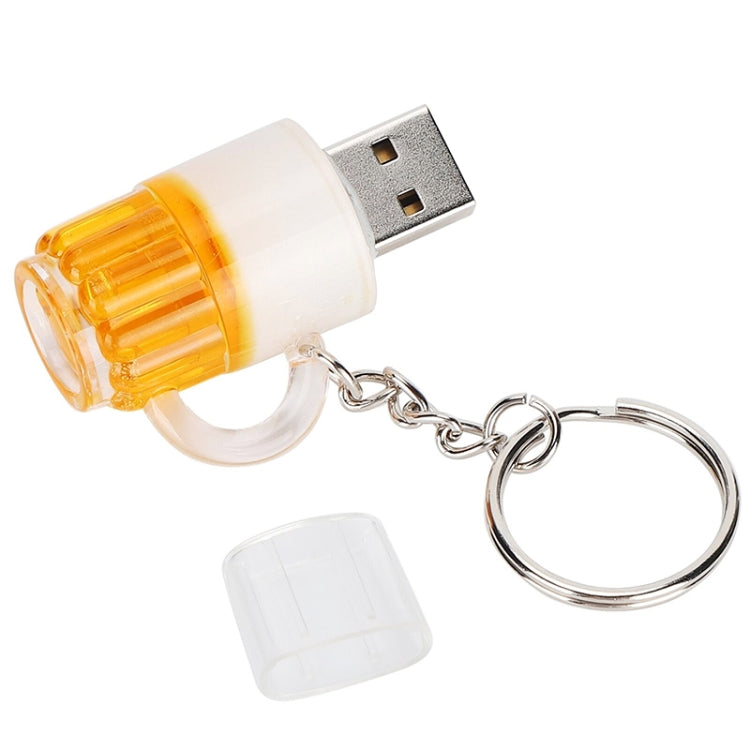Beer Keychain Style USB Flash Disk with 32GB Memory - USB Flash Drives by PMC Jewellery | Online Shopping South Africa | PMC Jewellery