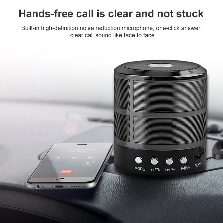 S28 Metal Mobile Bluetooth Stereo Portable Speaker with Hands-free Call Function(Red) - Desktop Speaker by PMC TechLife | Online Shopping South Africa | PMC TechLife
