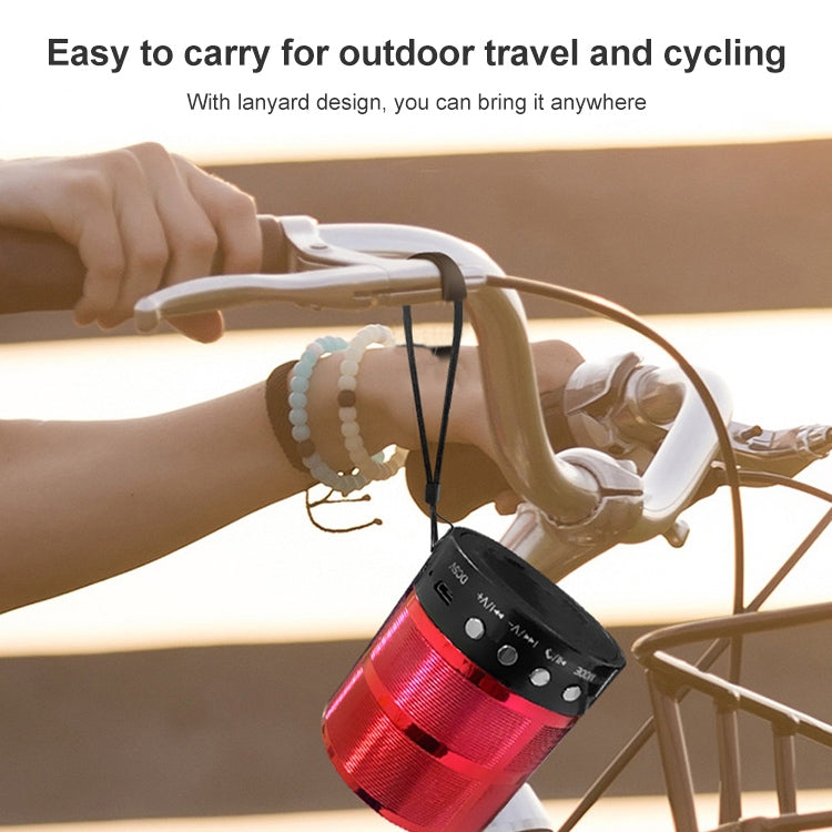 S28 Metal Mobile Bluetooth Stereo Portable Speaker with Hands-free Call Function(Red) - Desktop Speaker by PMC TechLife | Online Shopping South Africa | PMC TechLife
