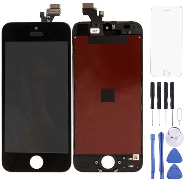 Original LCD Screen for iPhone 5 Digitizer Full Assembly with Frame (Black) - free shipping - PMC TechLife - Order now!