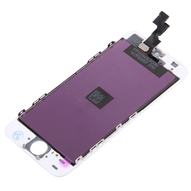 TFT LCD Screen for iPhone 5S with Digitizer Full Assembly (White) - free shipping - PMC TechLife - Order now!