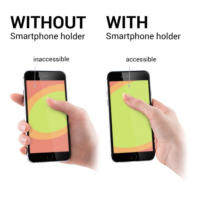 Finger Grip Phone Holder for  iPad Air & Air 2, iPad mini, Galaxy Tab, and other Tablet PC(Black) - Ring Holder by PMC TechLife | Online Shopping South Africa | PMC TechLife