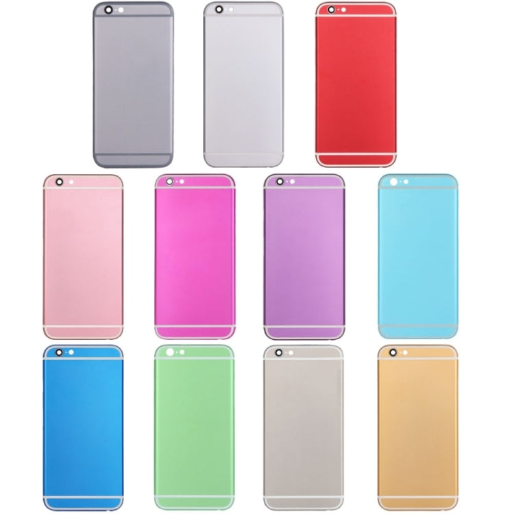 5 in 1 for iPhone 6 (Back Cover + Card Tray + Volume Control Key + Power Button + Mute Switch Vibrator Key) Full Assembly Housing Cover(Silver) - iPhone 6/6 Plus Parts by PMC TechLife | Online Shopping South Africa | PMC TechLife