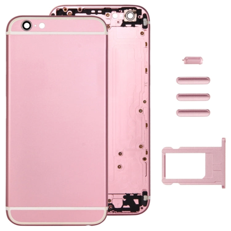 Full Assembly Housing Cover for iPhone 6, Including Back Cover & Card Tray & Volume Control Key & Power Button & Mute Switch Vibrator Key(Pink) - iPhone 6/6 Plus Parts by PMC Jewellery | Online Shopping South Africa | PMC Jewellery