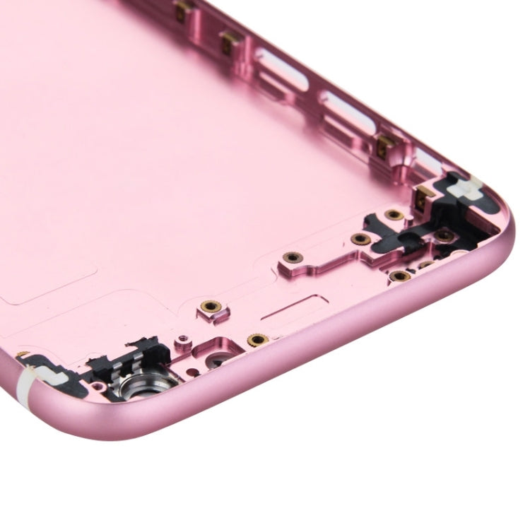 Full Assembly Housing Cover for iPhone 6, Including Back Cover & Card Tray & Volume Control Key & Power Button & Mute Switch Vibrator Key(Pink) - iPhone 6/6 Plus Parts by PMC Jewellery | Online Shopping South Africa | PMC Jewellery