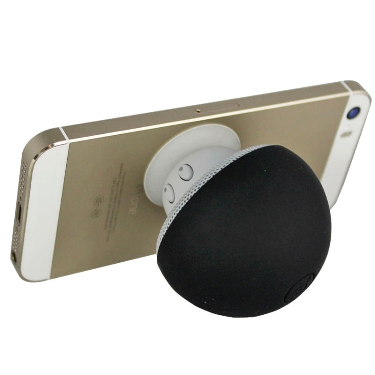 Mushroom Shape Bluetooth Speaker with Suction Holder(Black) - Desktop Speaker by PMC TechLife | Online Shopping South Africa | PMC TechLife