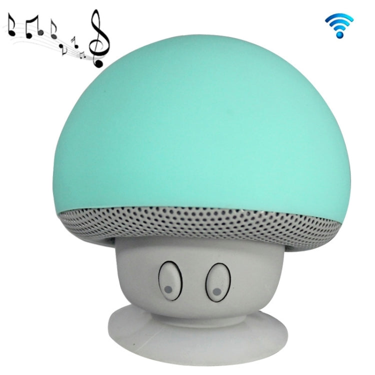 Mushroom Shape Bluetooth Speaker with Suction Holder(Green) - Desktop Speaker by PMC TechLife | Online Shopping South Africa | PMC TechLife