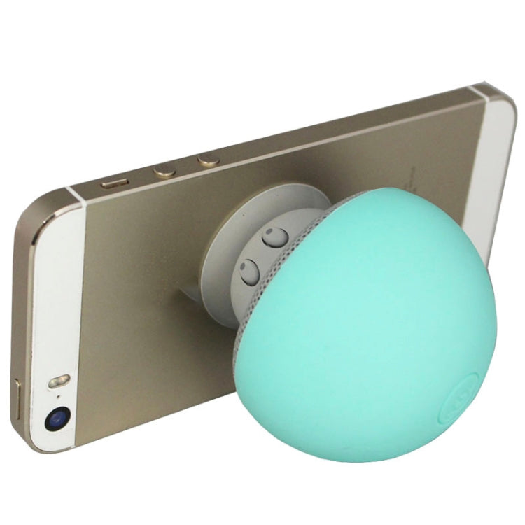 Mushroom Shape Bluetooth Speaker with Suction Holder(Green) - Desktop Speaker by PMC TechLife | Online Shopping South Africa | PMC TechLife