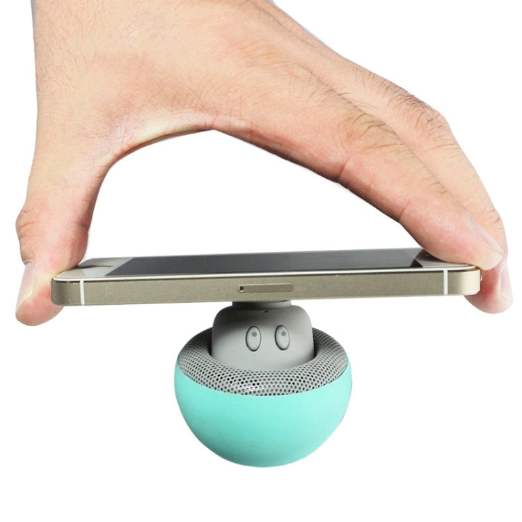 Mushroom Shape Bluetooth Speaker with Suction Holder(Green) - Desktop Speaker by PMC TechLife | Online Shopping South Africa | PMC TechLife