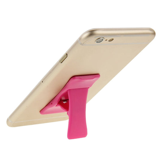 Universal Multi-function Foldable Holder Grip Mini Phone Stand, for iPhone, Galaxy, Sony, HTC, Huawei, Xiaomi, Lenovo and other Smartphones(Magenta) - Ring Holder by PMC Jewellery | Online Shopping South Africa | PMC Jewellery