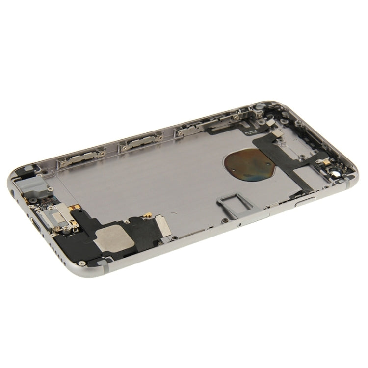 Full Housing Back Cover with Power Button & Volume Button Flex Cable & Charging Port Flex Cable & Speaker Ringer Buzzer for iPhone 6(Grey) - iPhone 6/6 Plus Parts by PMC Jewellery | Online Shopping South Africa | PMC Jewellery