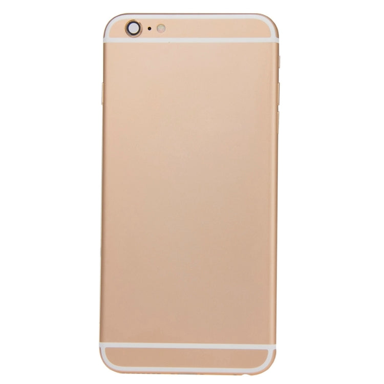 Battery Back Cover Assembly with Card Tray for iPhone 6s Plus(Gold) - iPhone 6S/6S Plus Parts by PMC Jewellery | Online Shopping South Africa | PMC Jewellery