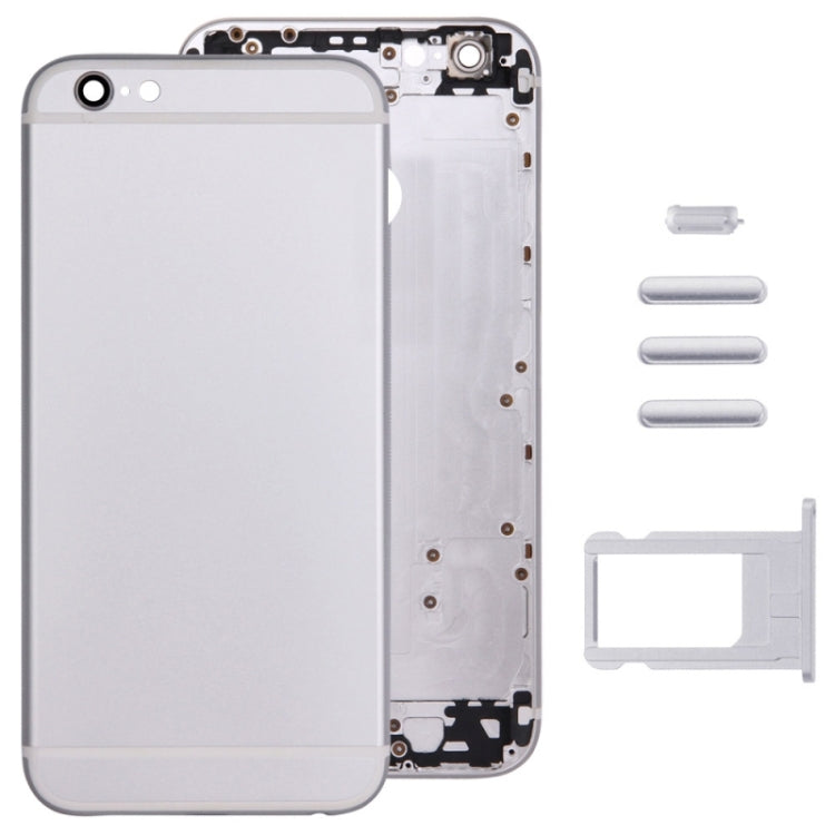 Full Assembly  Housing Cover for iPhone 6 Plus, Including Back Cover & Card Tray & Volume Control Key & Power Button & Mute Switch Vibrator Key(Silver) - iPhone 6/6 Plus Parts by PMC TechLife | Online Shopping South Africa | PMC TechLife