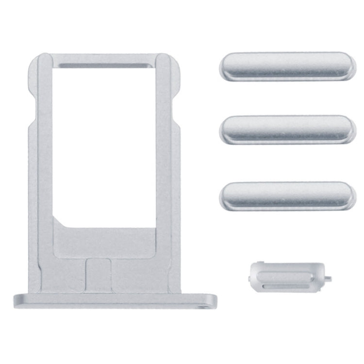 Full Assembly  Housing Cover for iPhone 6 Plus, Including Back Cover & Card Tray & Volume Control Key & Power Button & Mute Switch Vibrator Key(Silver) - iPhone 6/6 Plus Parts by PMC TechLife | Online Shopping South Africa | PMC TechLife