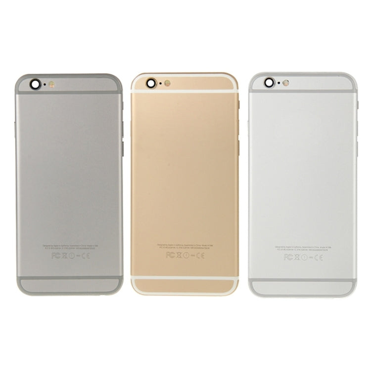 Full Housing Back Cover for iPhone 6 Plus(Grey) - iPhone 6/6 Plus Parts by PMC TechLife | Online Shopping South Africa | PMC TechLife | Buy Now Pay Later Mobicred