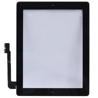 (Controller Button + Home Key Button PCB Membrane Flex Cable + Touch Panel Installation Adhesive)  Touch Panel for New iPad (iPad 3)(Black) - iPad 3 Parts by PMC Jewellery | Online Shopping South Africa | PMC Jewellery