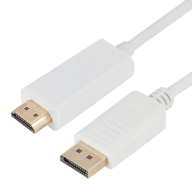DisplayPort Male to HDMI Male Adapter Cable, Length: 1.8m(White) -  by PMC TechLife | Online Shopping South Africa | PMC TechLife