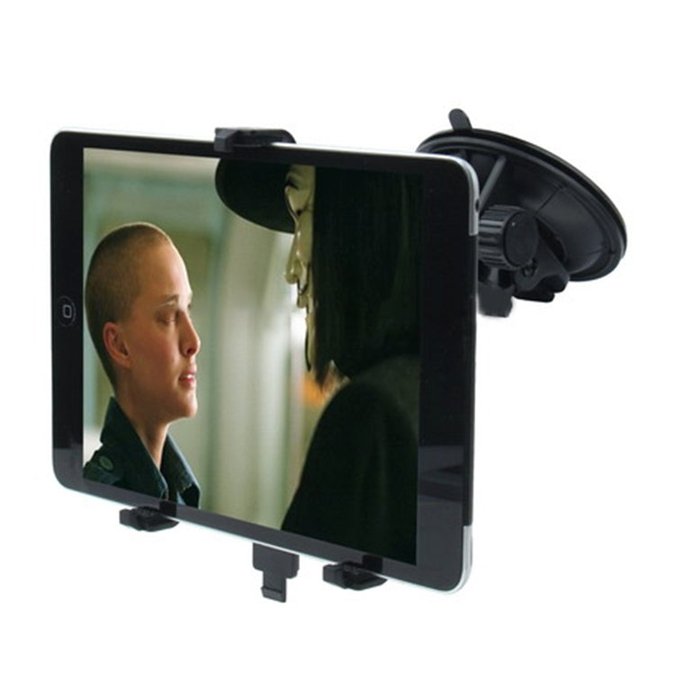 Universal In-car Mobile Holder, Adjustable Width: 100-220mm, For iPad mini 1 / 2 / 3 / New iPad (iPad 3) / iPad 2 / iPad / Others Tablet(Black) - Car Holders by PMC TechLife | Online Shopping South Africa | PMC TechLife